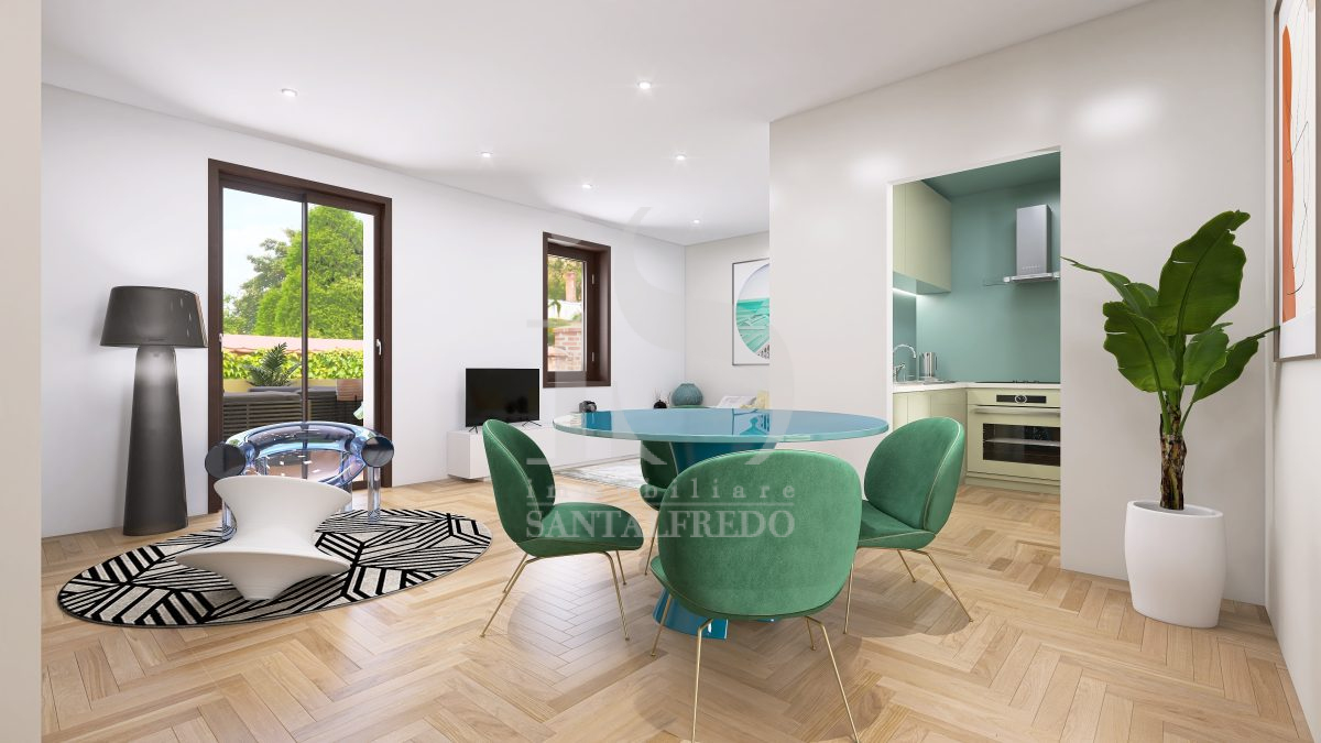 Arcore Trilocale con Terrazzo e Loggia